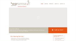Desktop Screenshot of hearsense.co.za