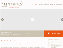 Tablet Screenshot of hearsense.co.za